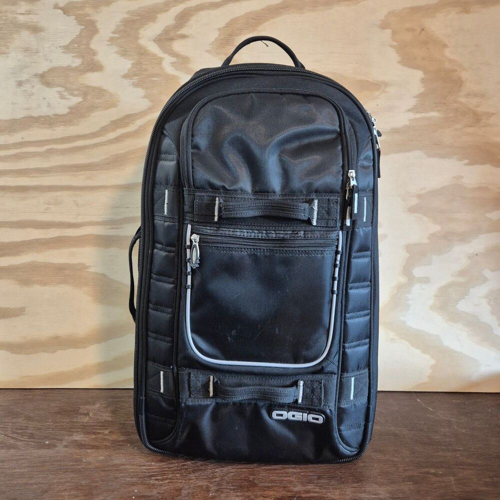 OGIO Backpack & Travel Duffel Bag Bundle Black Gray Laptop LPS 2 Piece